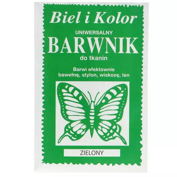 Barwnik do tkanin zielony