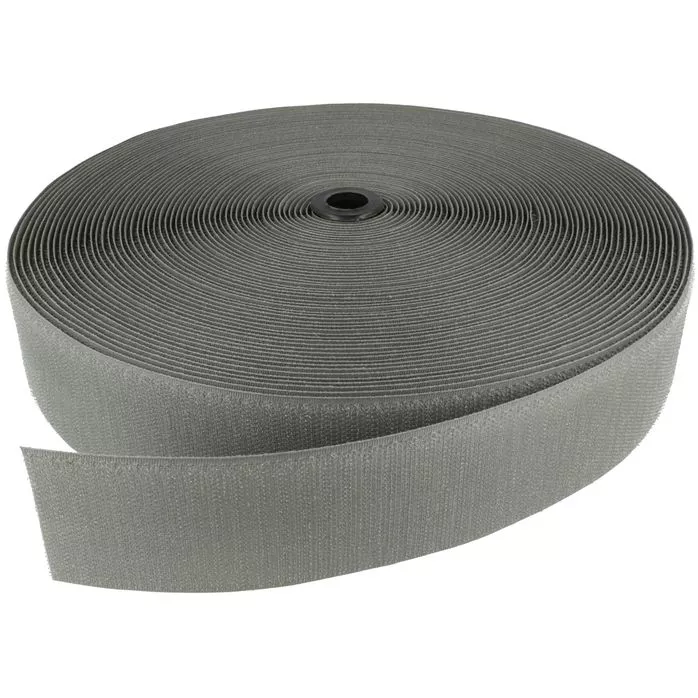 Rzep 50mm haczyk KOLOR SZARY (1570 średni) /karton-500m/madis