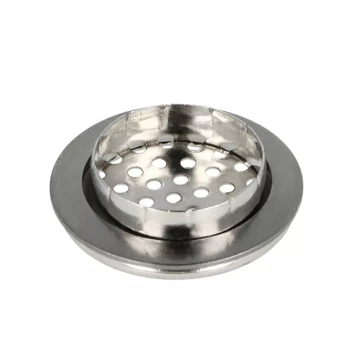Wywietrznik do mebli metalowy 13 mm z podkładką kolor srebrny op.100 szt.