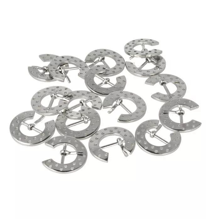 Klamra metalowa 20mm ozdobna ze sprzączką