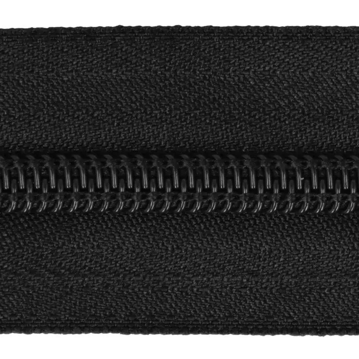 Taśma suwakowa spiralna #7 19.0 g/m kolor czarny200mb