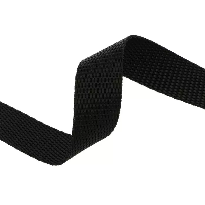 Taśma nośna 20mm NY polipropylenowa kolor czarny 50mb