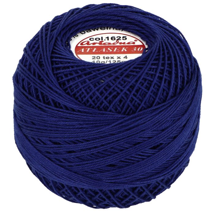 Kordonek Atłasek 30 10g 125m kolor 1625 chabrowy