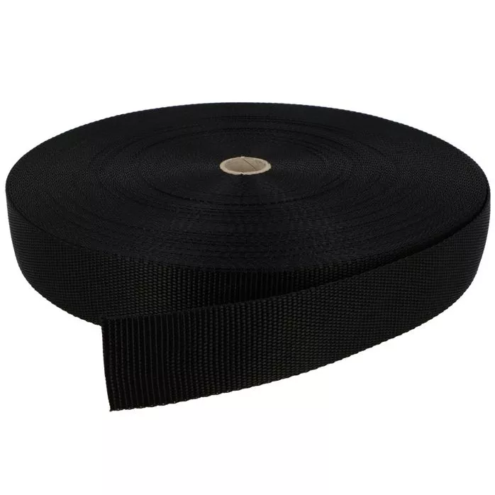 Taśma nośna 40mm NY polipropylenowa kolor czarny 50mb
