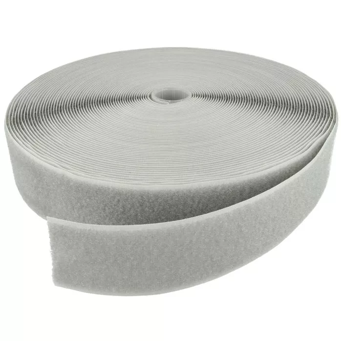 Rzep 50mm pętelka kol. SZARY (814) (krążek-21m)