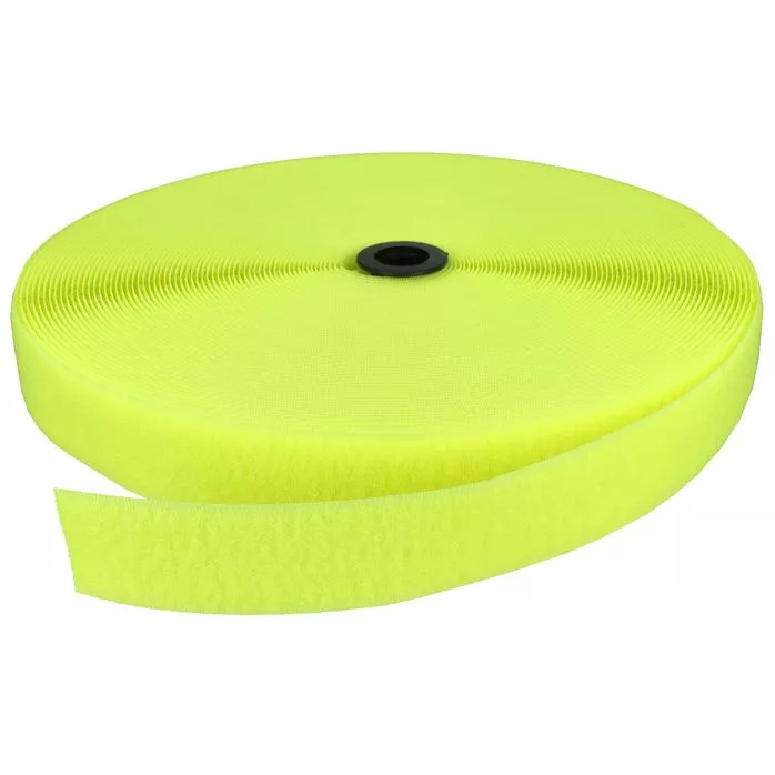 Rzep 30mm pętelka kol. ŻÓŁTY ODBLASK (005, 5087/NEON) (krążek-25m)