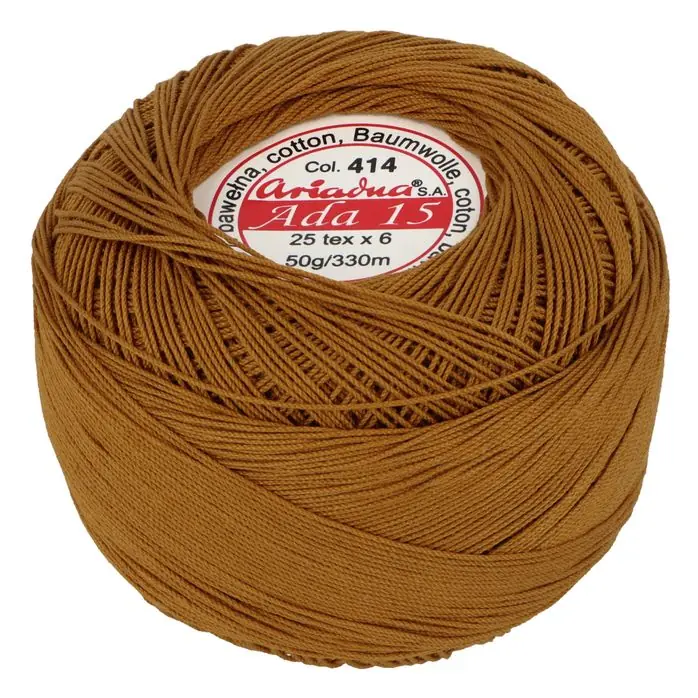 Kordonek ADA 15 50g 330m kolor 414 miodowy