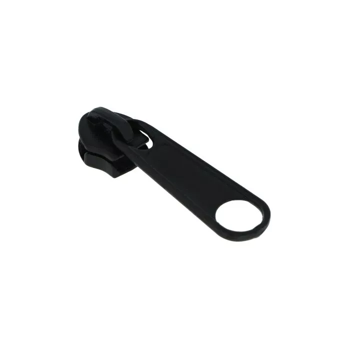 Suwak do taśmy suwakowej spiralnej #5 non-lock kolor czarny 500szt.