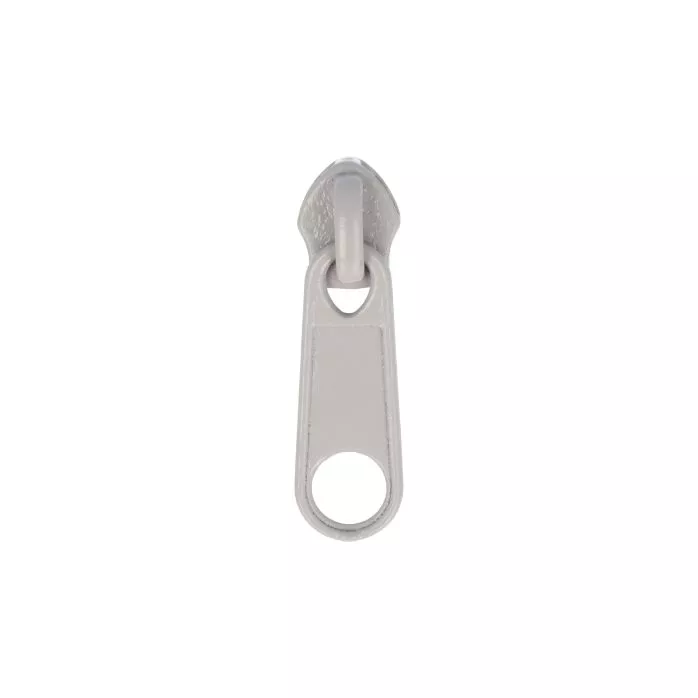 Suwak do taśmy suwakowej spiralnej #5 non-lock kolor szary jasny 95szt.