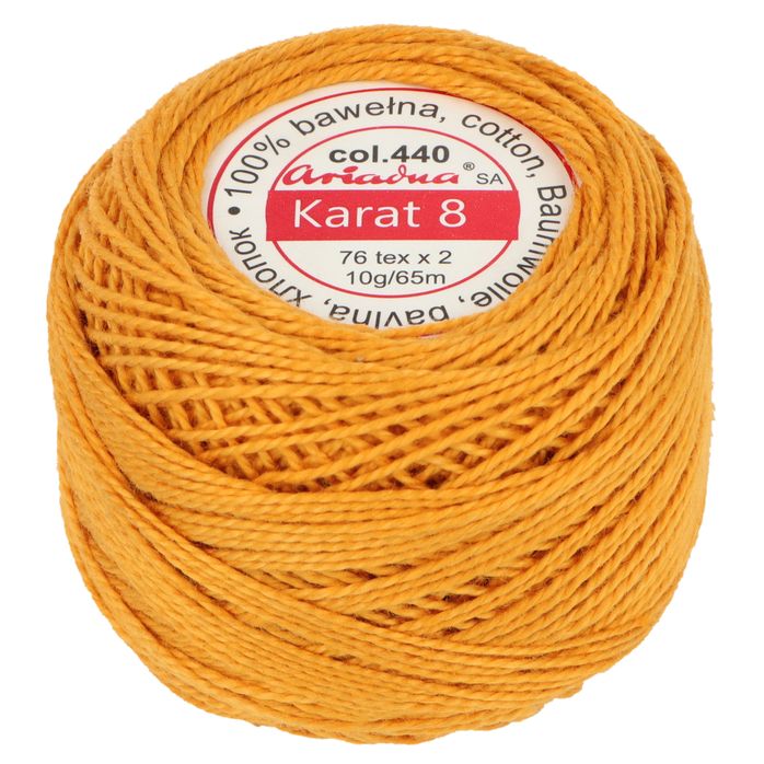 Kordonek Karat 8 10g 65m kolor 440 (1726) miodowy op.10szt.