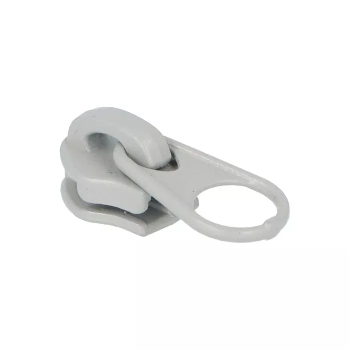 Suwak do taśmy suwakowej spiralnej #5 non-lock kolor szary 360szt.