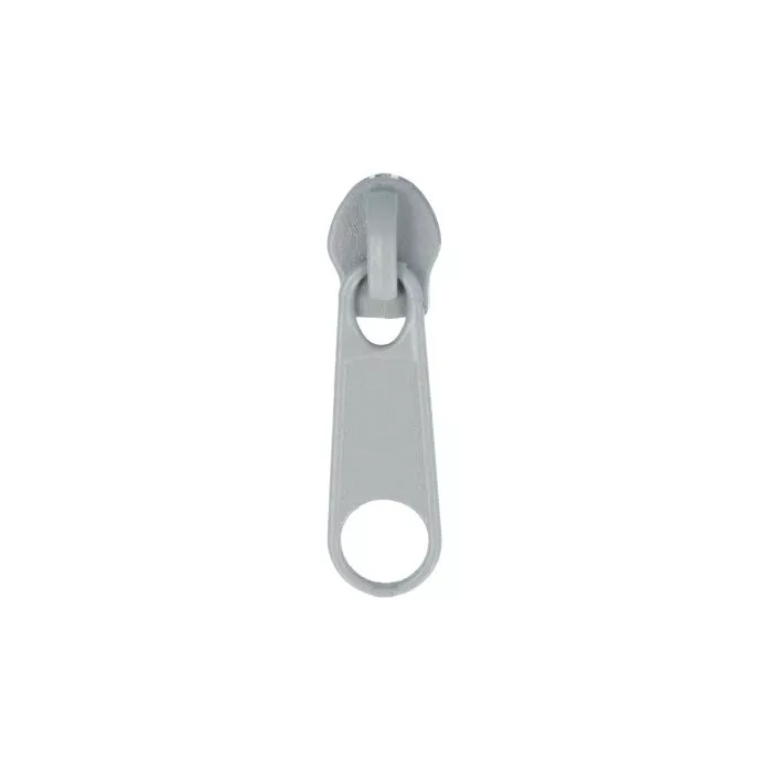 Suwak do taśmy suwakowej spiralnej #5 non-lock kolor szary jasny 190szt.