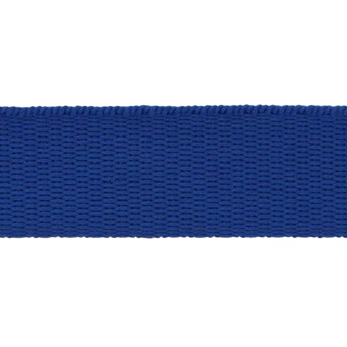 Taśma bistorowa do smyczy 20mm kolor niebieski ciemny 50mb