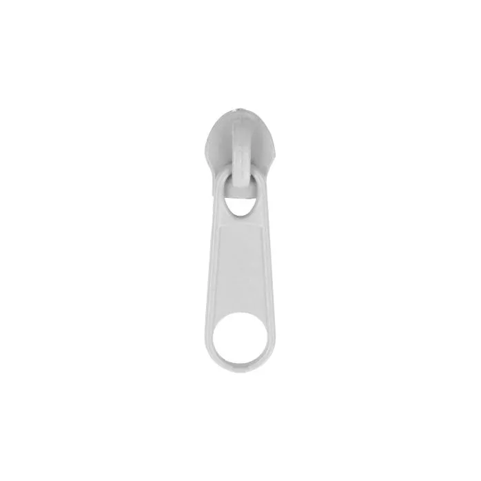 Suwak do taśmy suwakowej spiralnej #5 non-lock kolor szary 190szt.