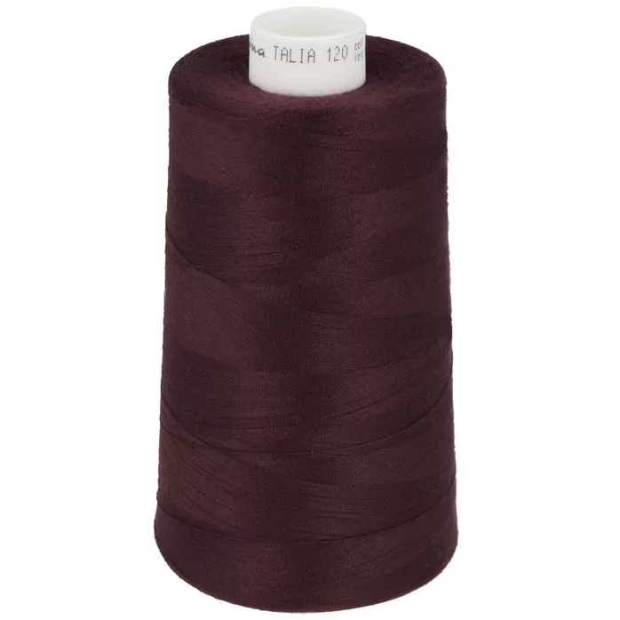 Nici do szycia Talia 120 kolor bordowy 8091 5000m