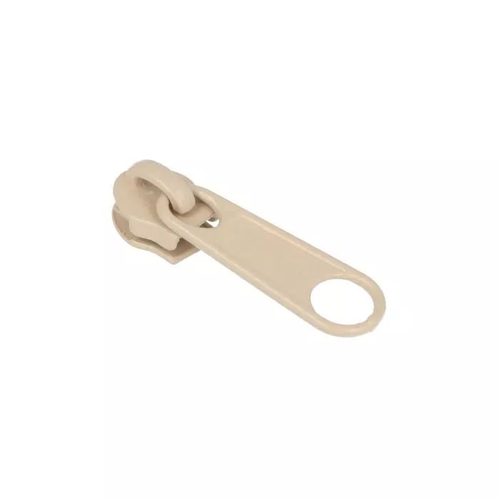 Suwak do taśmy suwakowej spiralnej #5 non-lock kolor beżowy 300szt.