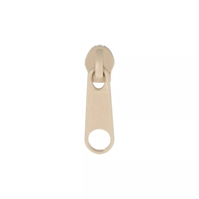 Suwak do taśmy suwakowej spiralnej #5 non-lock kolor beżowy 300szt.