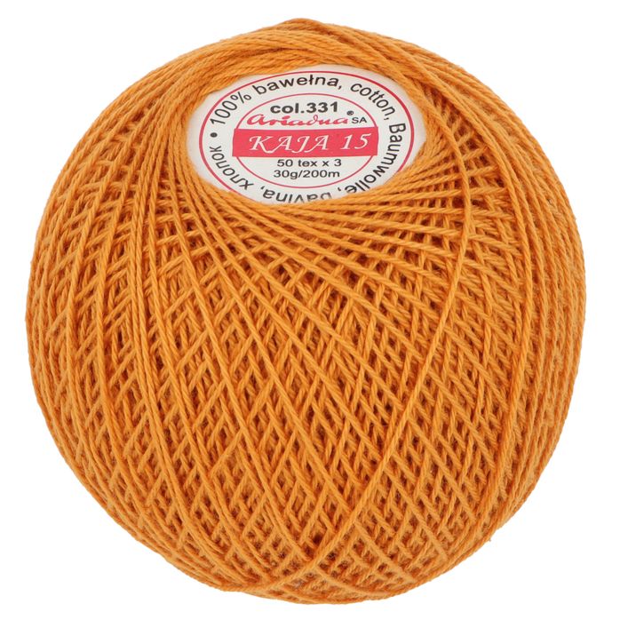 Kordonek Kaja 15 30g 200m kolor 331 złoty