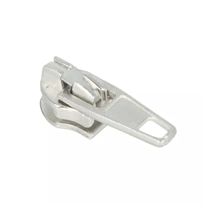 Suwak kordel do taśmy suwakowej spiralnej auto-lock #3 kolor srebrny 500szt.