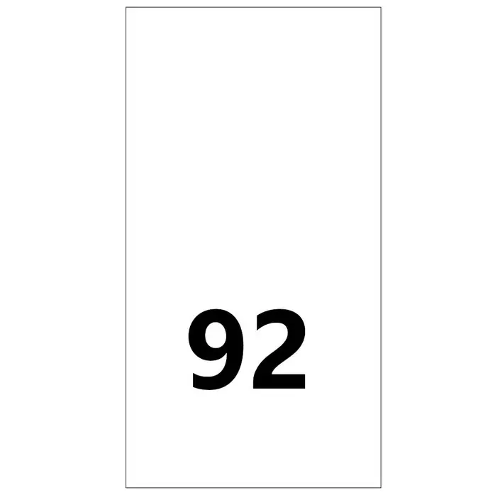 Wszywki rozmiarowe 92