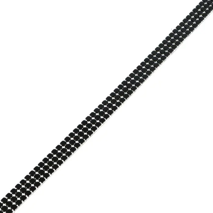 Taśma ozdobna termo 9mm kolor czarny