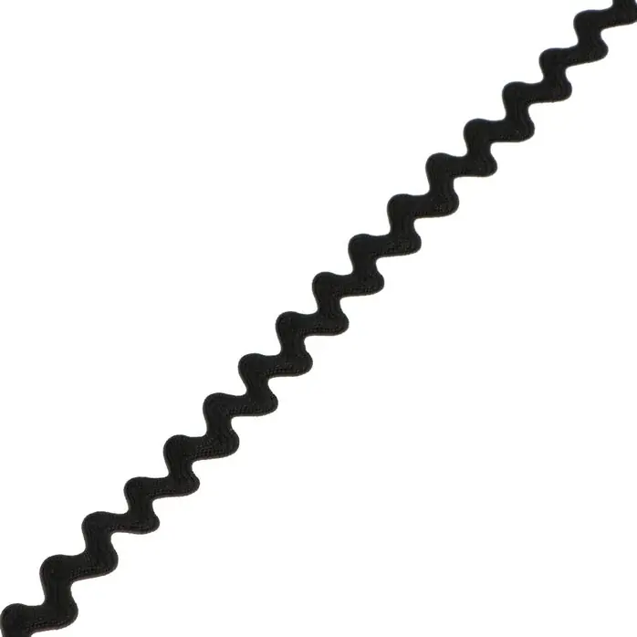 Taśma ząbkowana 10mm kolor czarny 50mb