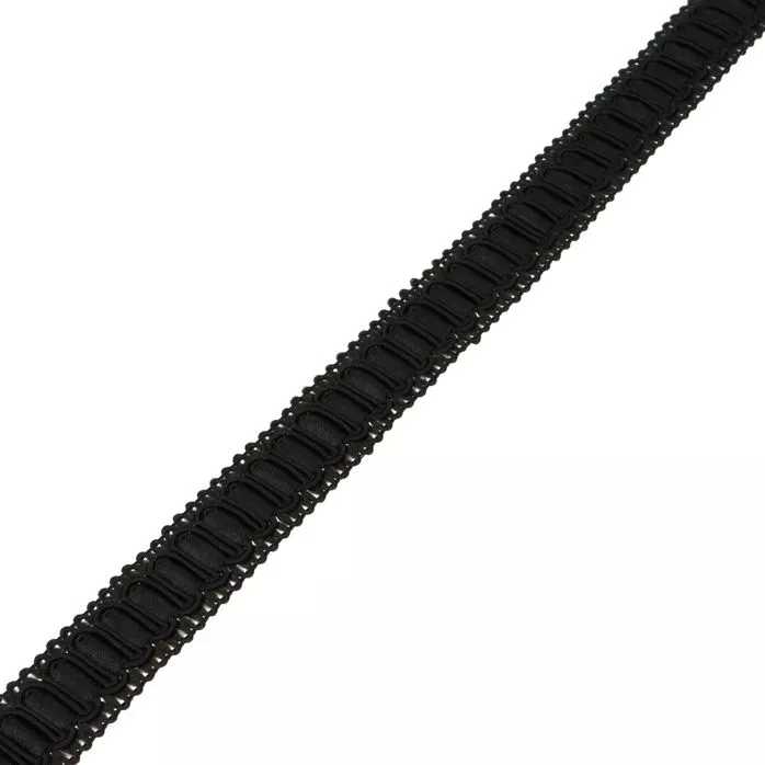 Taśma ozdobna tapicerska 20mm kolor czarny