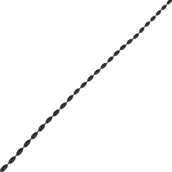 Taśma ozdobna 3mm z koralikami 3mm kolor czarny