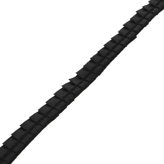 Taśma ozdobna 15mm plisowana kolor czarny 15mm