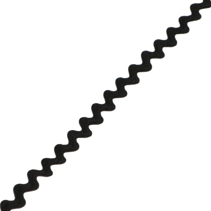 Taśma ząbkowana 10mm kolor czarny 50mb
