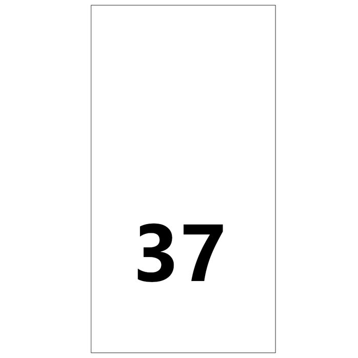 Wszywki rozmiarowe 37