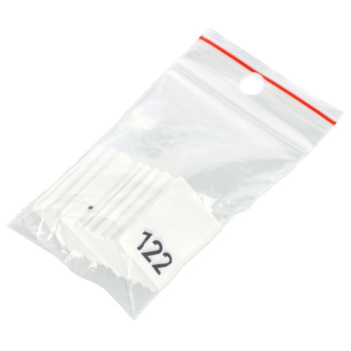 Wszywki rozmiarowe 122