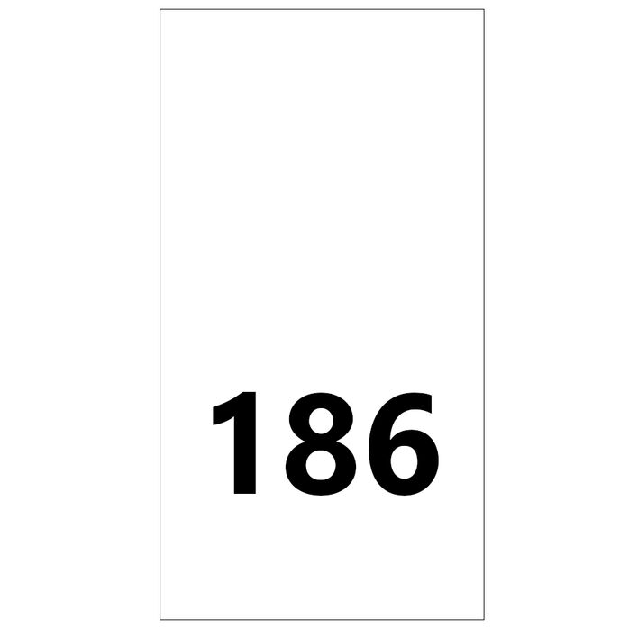 Wszywki rozmiarowe 186