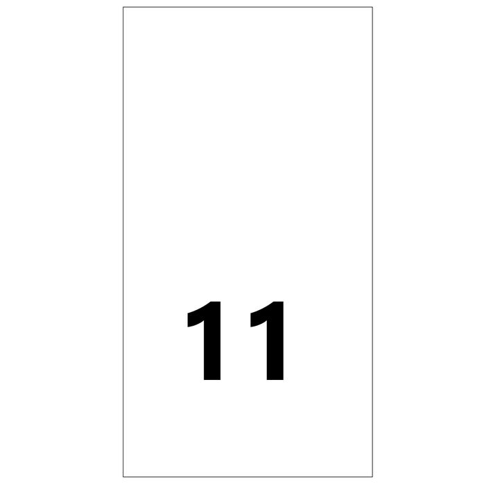 Wszywki rozmiarowe 11