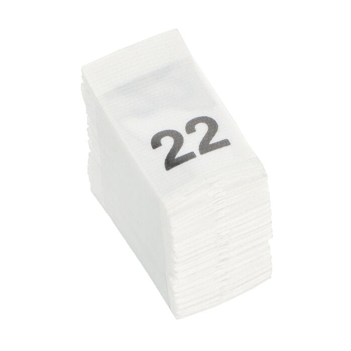 Wszywki rozmiarowe 22