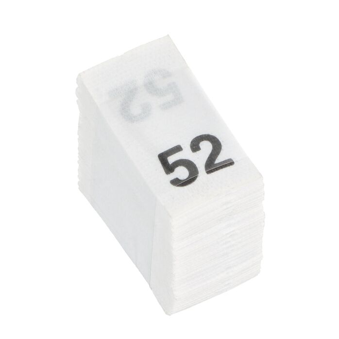 Wszywki rozmiarowe 52
