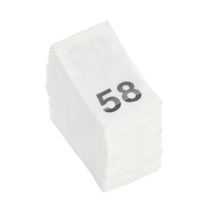 Wszywki rozmiarowe 58