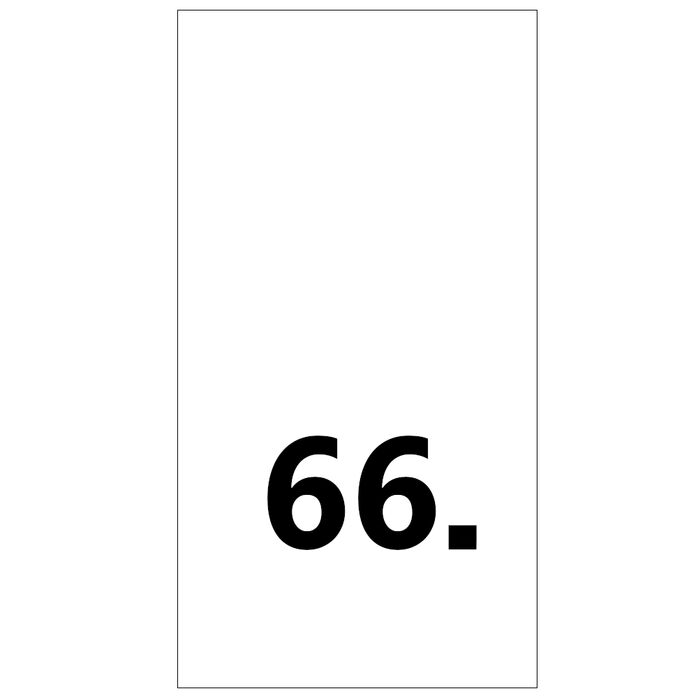 Wszywki rozmiarowe 66