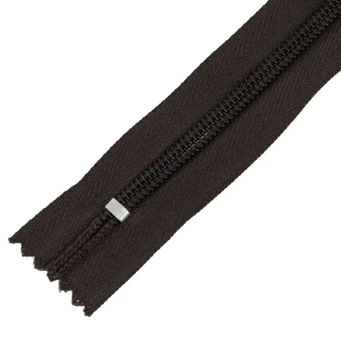 Zamek błyskawiczny #5 nierozdzielczy 10cm kolor brązowy