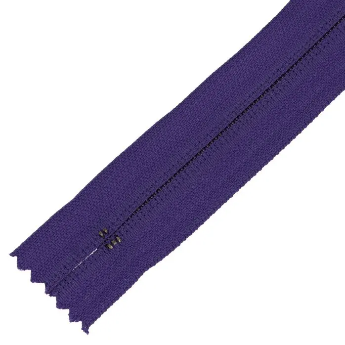 Zamek błyskawiczny #5 nierozdzielczy 12cm kolor fioletowy