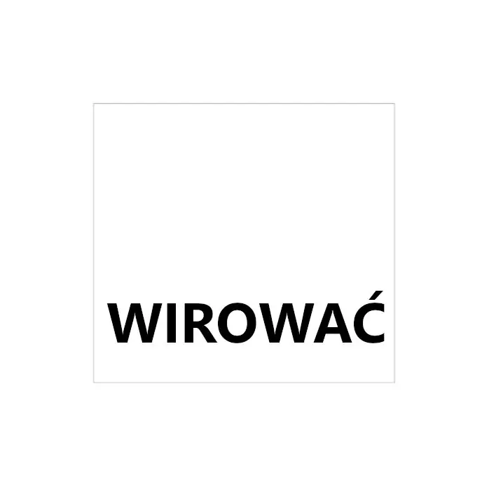 Wszywki surowcowo-ostrzegawcze WIROWAĆ 20 x 18mm