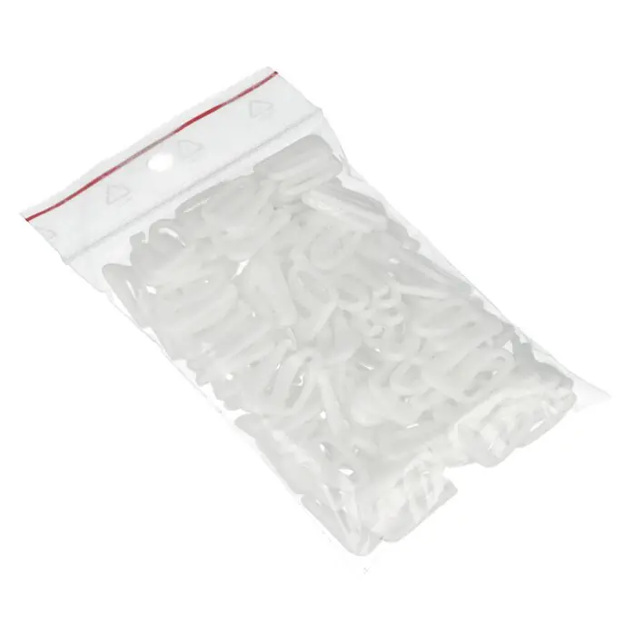 Zaczepy do ramiączek 13mm białe – 100 szt.