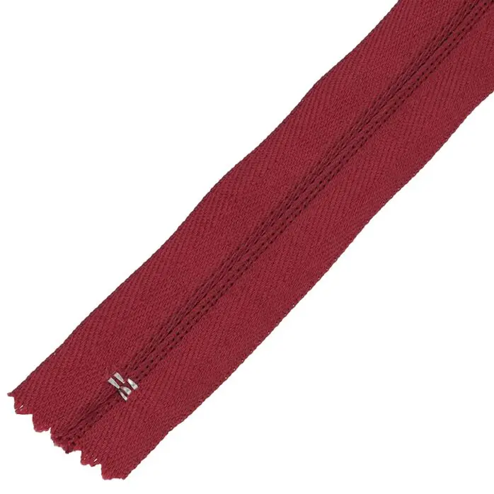 Zamek błyskawiczny #5 nierozdzielczy 14cm kolor bordowy