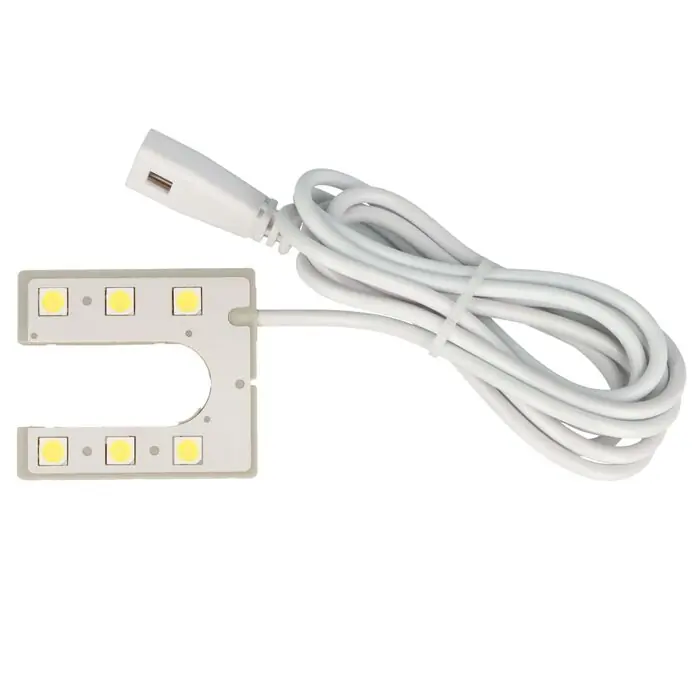 Lampka do maszyny szwalniczej HM02D 6LED - 1.3W, zimne światło,mocowana do głowicy na magnes
