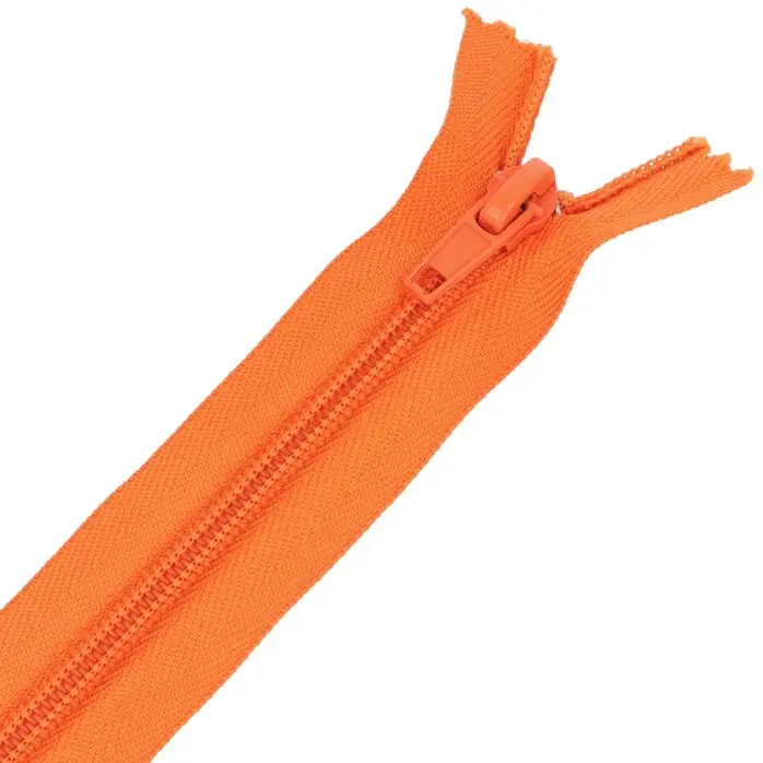 Zamek błyskawiczny #5 nierozdzielczy 14cm kolor pomarańczowy