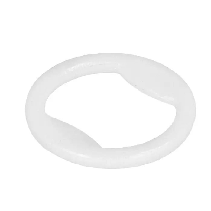 Kółka bieliźniane plastikowe 10 mm białe do biustonoszy, ramiączek, strojów kąpielowych op.100 szt.