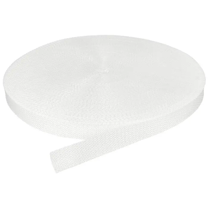 Taśma nośna 20mm polipropylenowa kolor biały 50mb