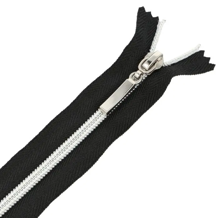 Zamek błyskawiczny #5 nierozdzielczy ozdobny 12cm kolor czarny