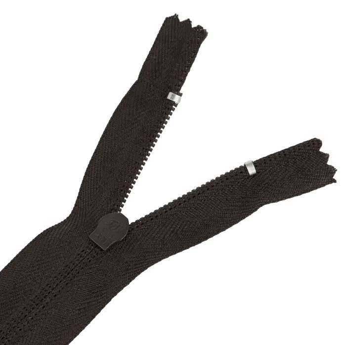Zamek błyskawiczny #5 nierozdzielczy 10cm kolor brązowy