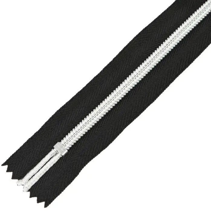 Zamek błyskawiczny #5 nierozdzielczy ozdobny 12cm kolor czarny